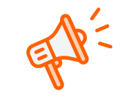 Decorative image of a megaphone