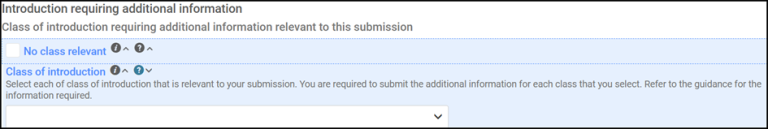 "This image is a screenshot of the IUCLID screen for an introduction requiring additional information"