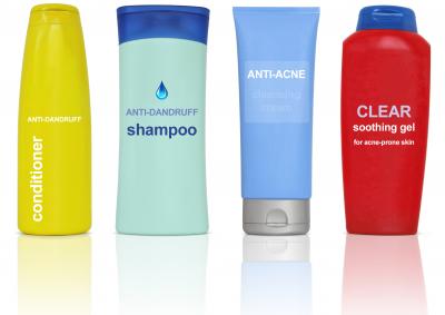 Image of anti-dandruff and anti-acne skin-care products