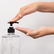 This is a decorative image of hand sanitiser