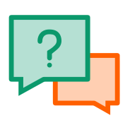 Decorative image of speech bubbles